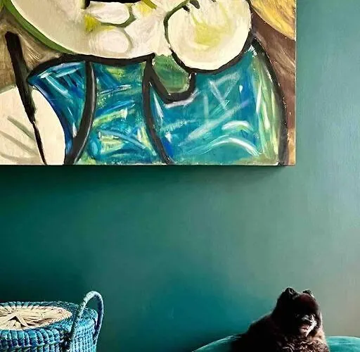 Luxurious Mid Century Modern Folk Art
